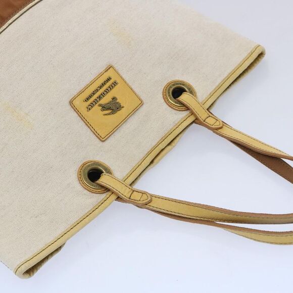 Burberry Blue Label Beige Canvas Tote Bag (Pre-Owned) - Picture 13 of 16